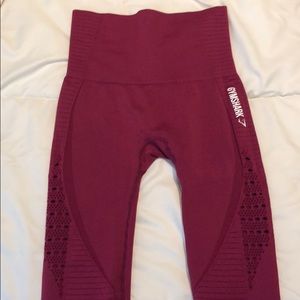 Gymshark seamless cropped leggings XS